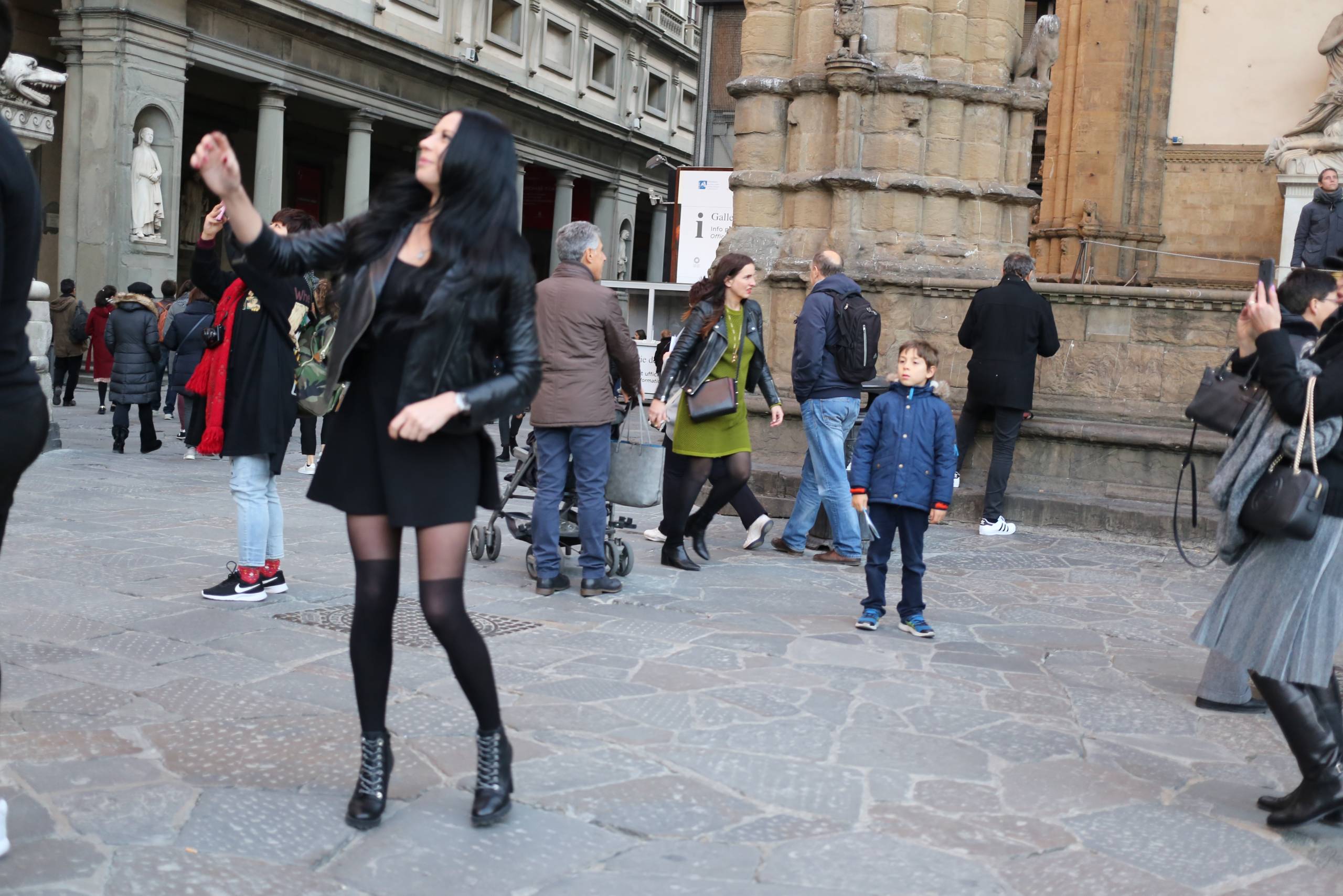 Street scene in Florence, Italy