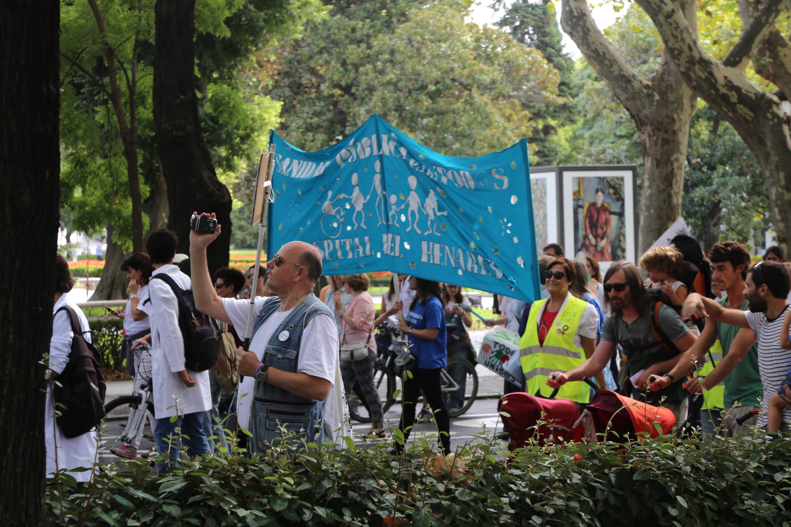 Protest for Public Health in Madrid