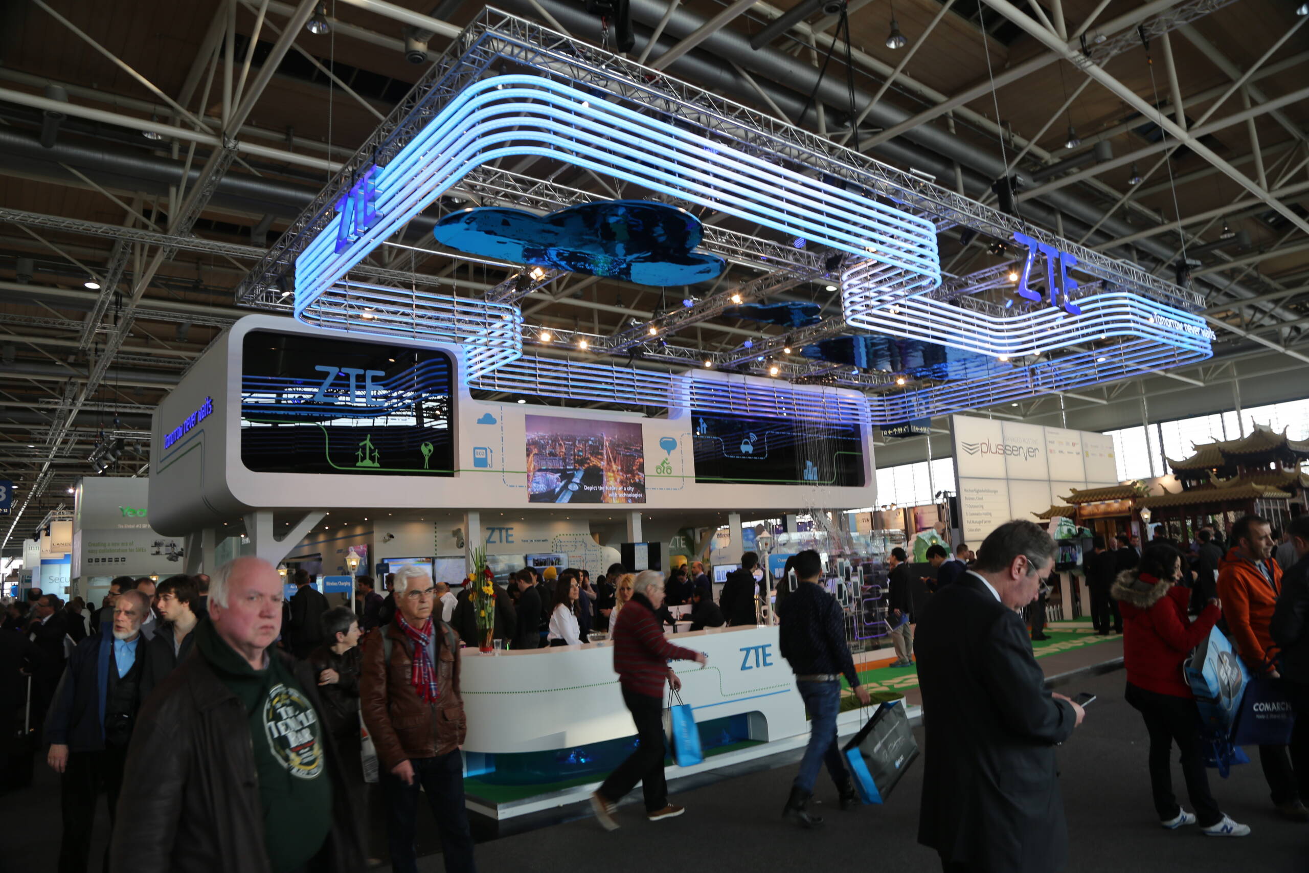 ZTE stand at CeBIT 2015, Hanover