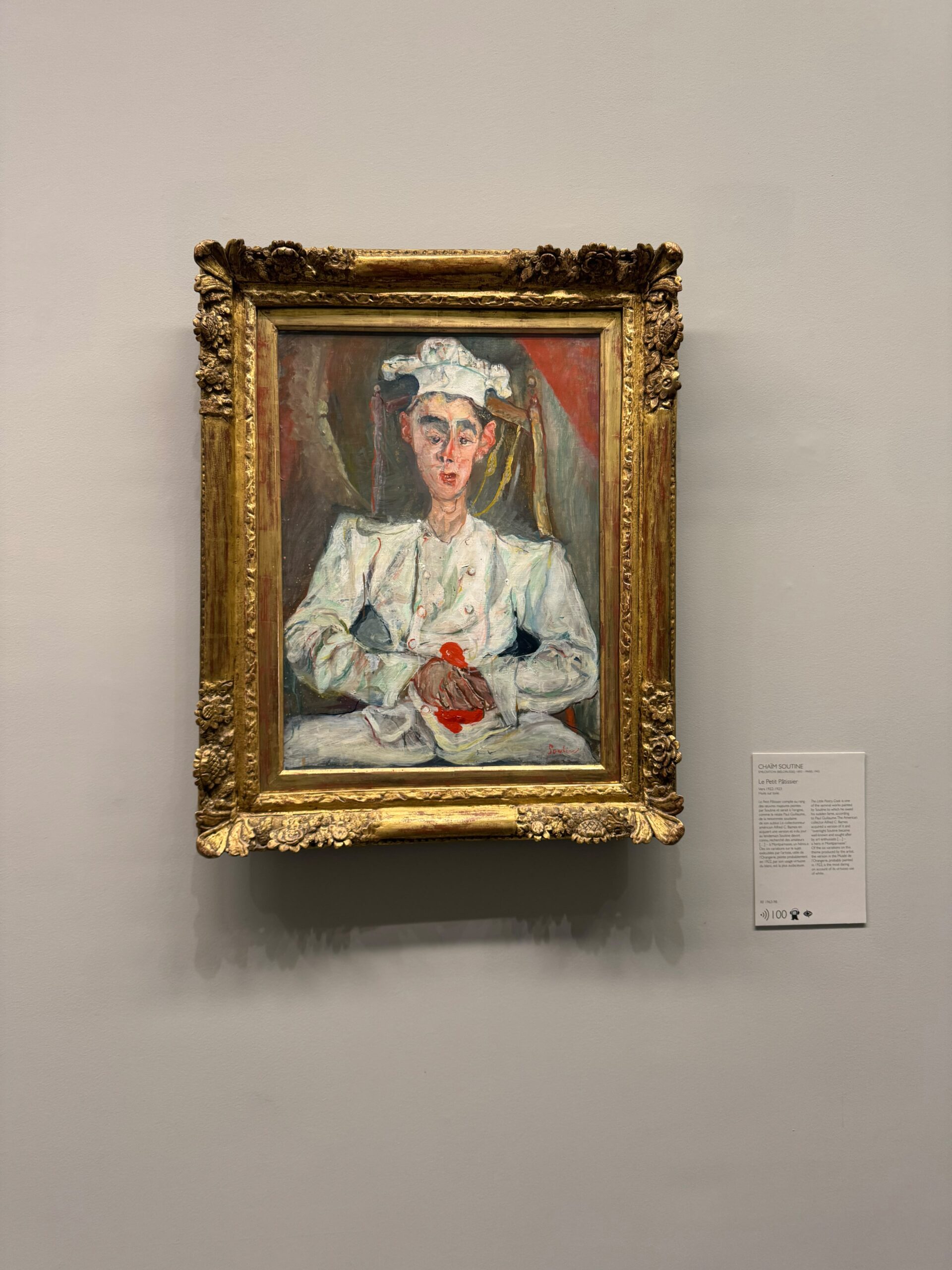Chaïm Soutine, Le Petit Pâtissier, vers 1922-1923