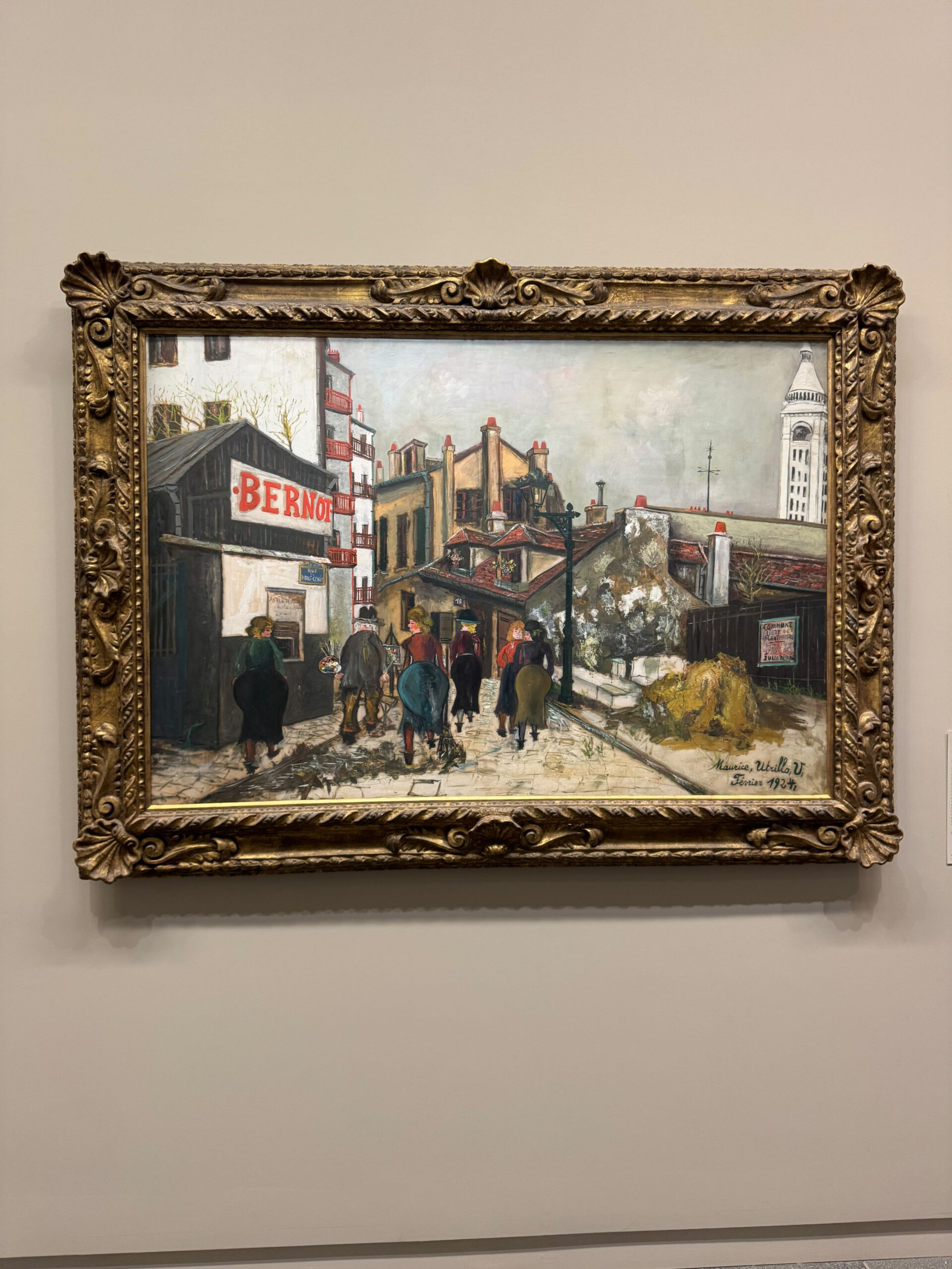 Maurice Utrillo, La Maison Bernot, février 1924